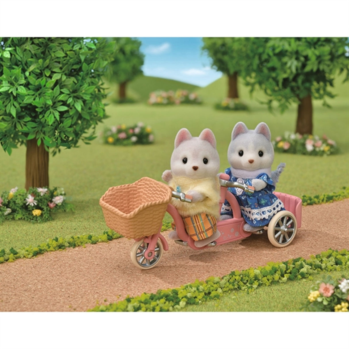 Sylvanian Families® Tandem Cykel Legesæt Med Figurer