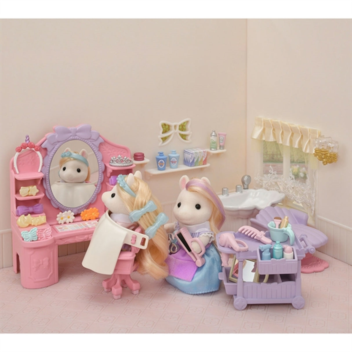 Sylvanian Families® Pony Frisør Legesæt Med Figur