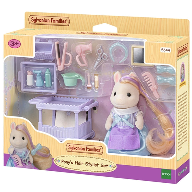 Sylvanian Families® Pony Frisør Legesæt Med Figur