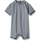 Wheat Indigo Stripe Badeheldragt Cas