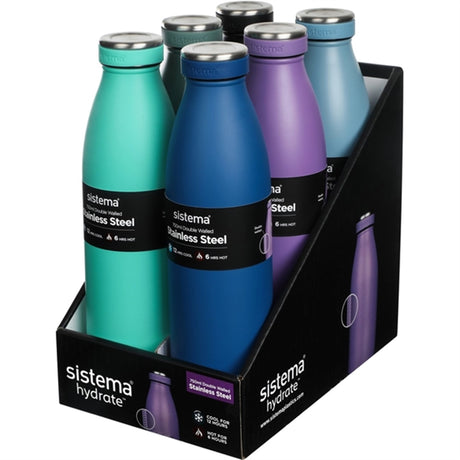 Sistema Stainless Steel Drikkedunk 750 ml Minty Teal