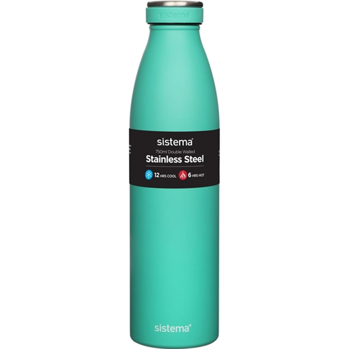 Sistema Stainless Steel Drikkedunk 750 ml Minty Teal