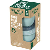Sistema Renew To-Go Yoghurtsbøtte 2-Pak Mint