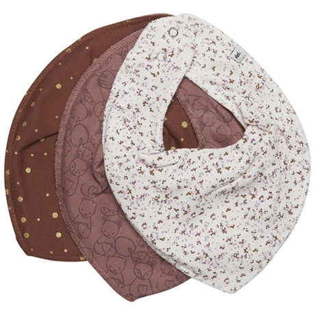 Pippi Bandana Hagesmæk 3-pak Burlwood