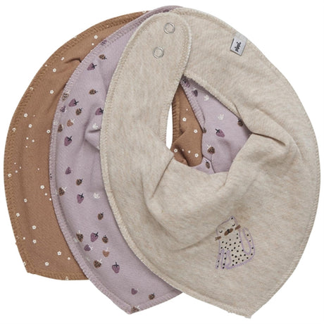 Pippi Bandana Hagesmæk 3-pak Violet Ice