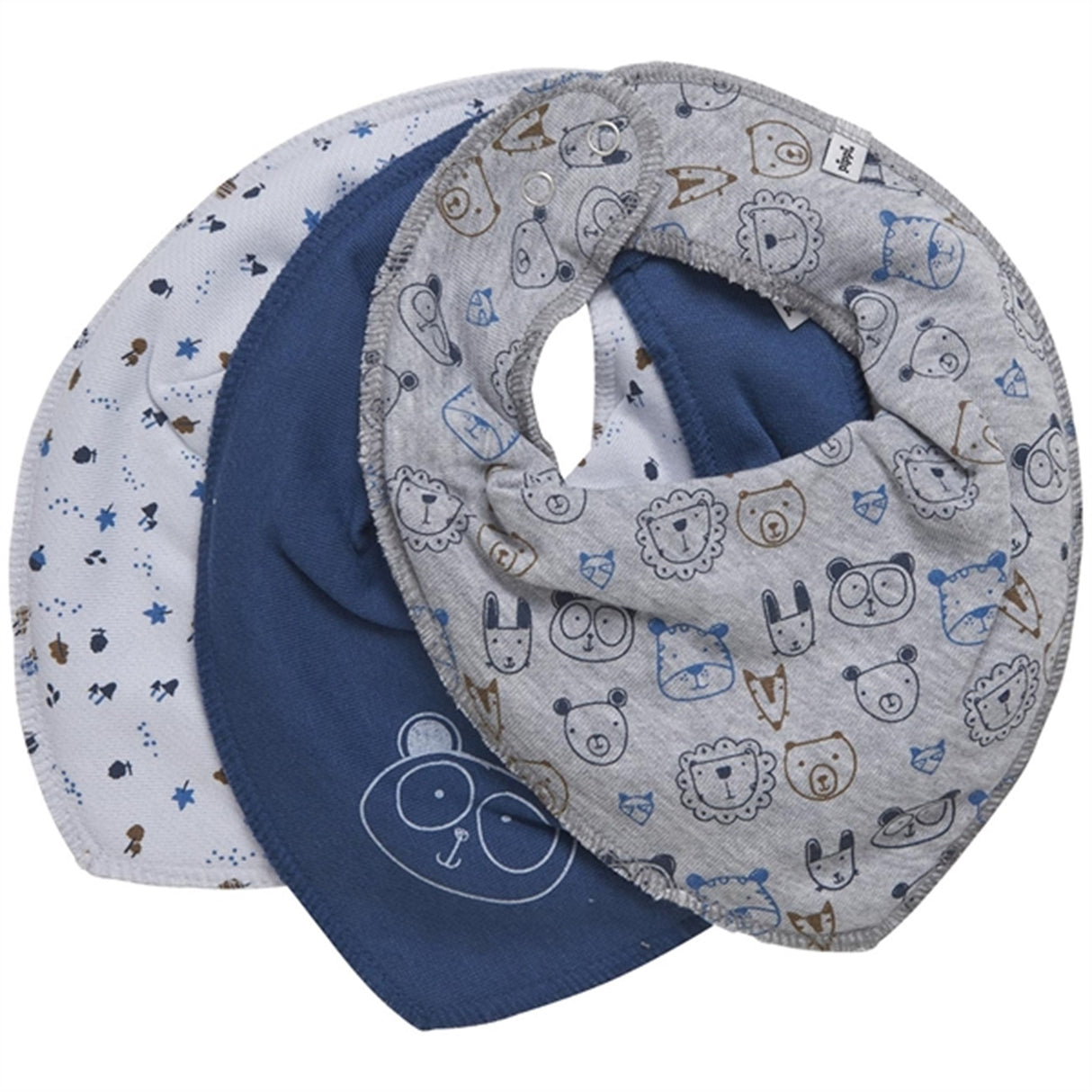 Pippi Bandana Hagesmæk 3-pak Dark Denim