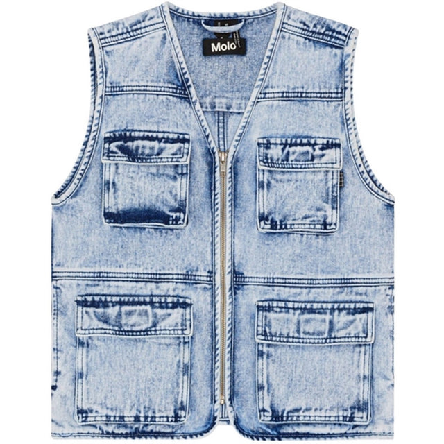 Molo Light Stone Denim Haikon Vest