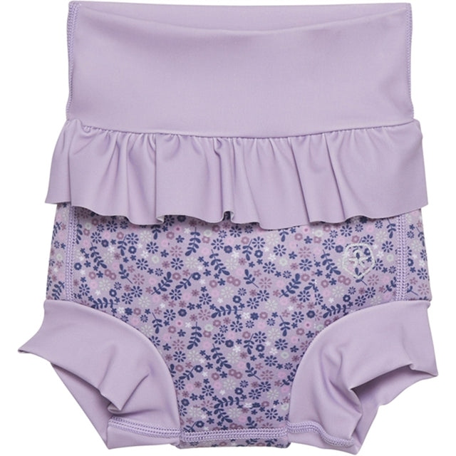 Color Kids Babybadebukser med Flæse AOP Lavender Mist