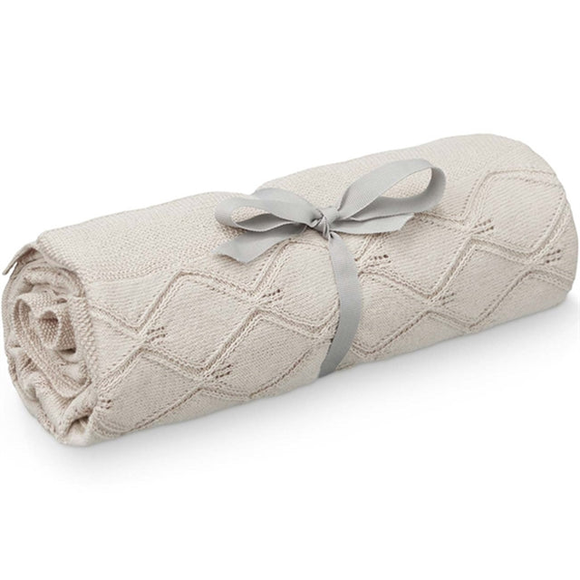 Cam Cam Copenhagen Baby Knit Tæppe Leaf Sand