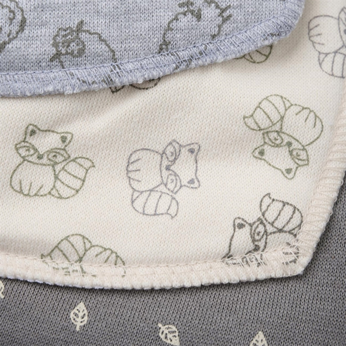 Pippi Bandana Hagesmæk 3-pak Grey Melange 2