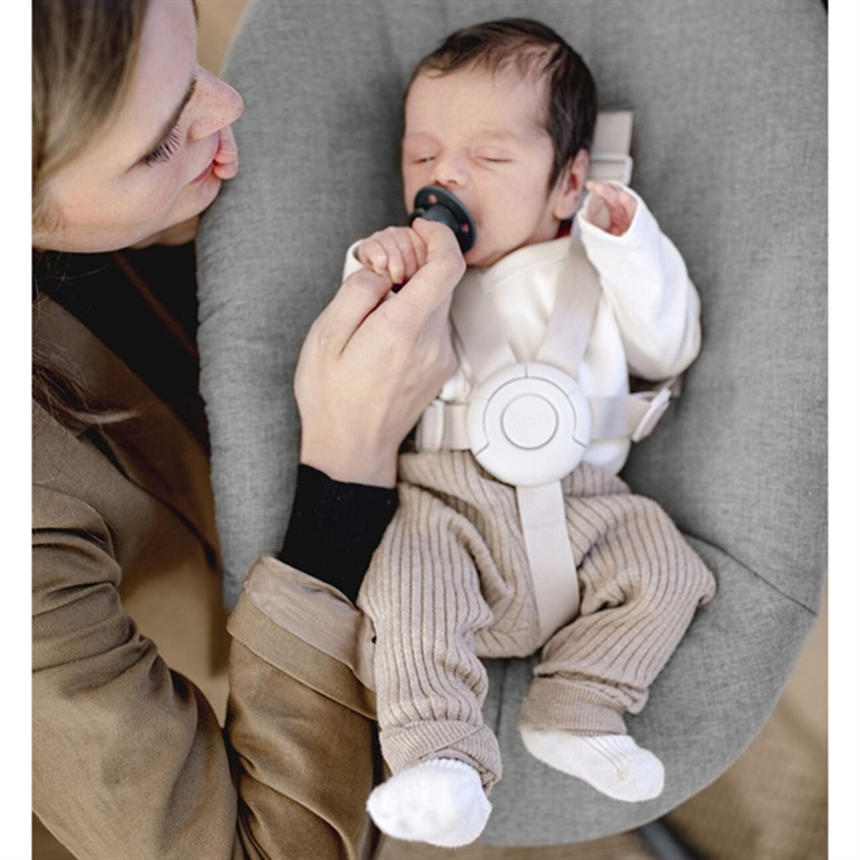 Stokke® Nomi® Newborn Sæt Grey Grey/Pink 4