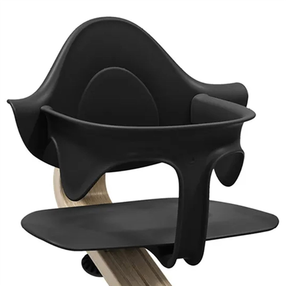 Stokke® Nomi® Stol Natural Black Inkl. Babysæt