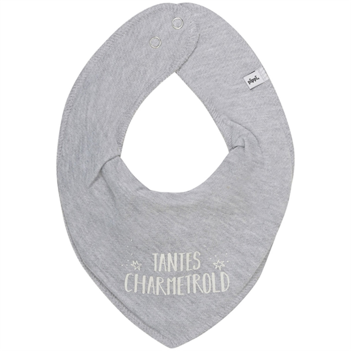 Pippi Bandana Savlesmæk Tantes Charmetrold Grey Melange