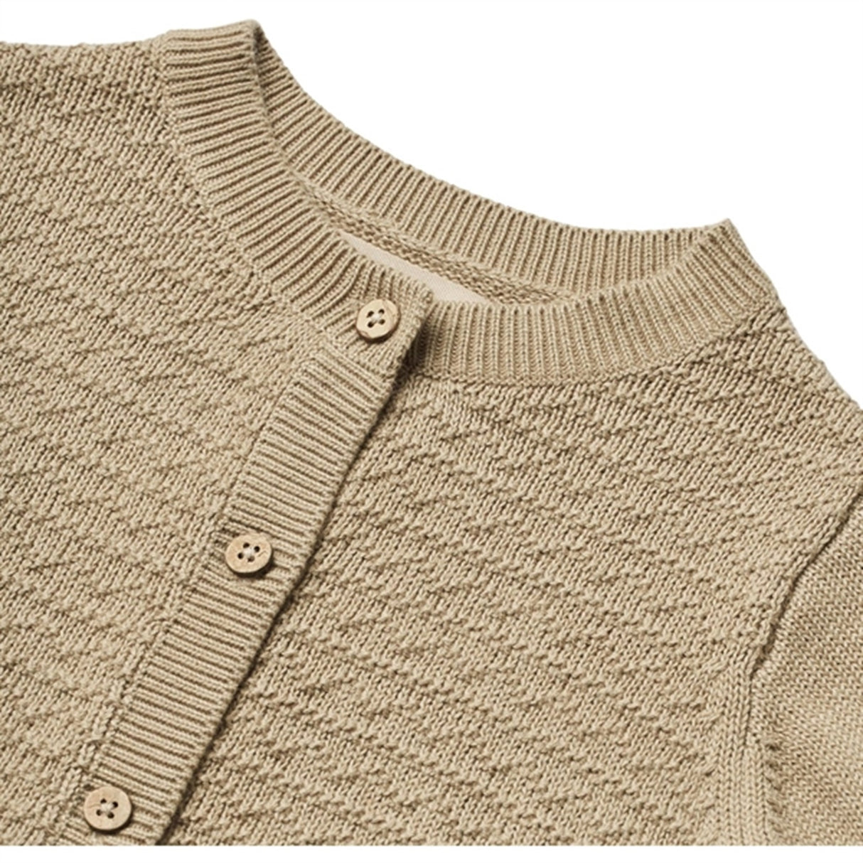 Wheat Grey Sand Strik Cardigan Bjørn 3