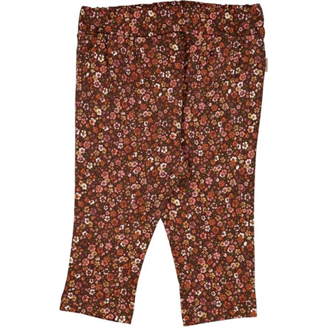 Wheat Maroon Flowers Bille Bukser