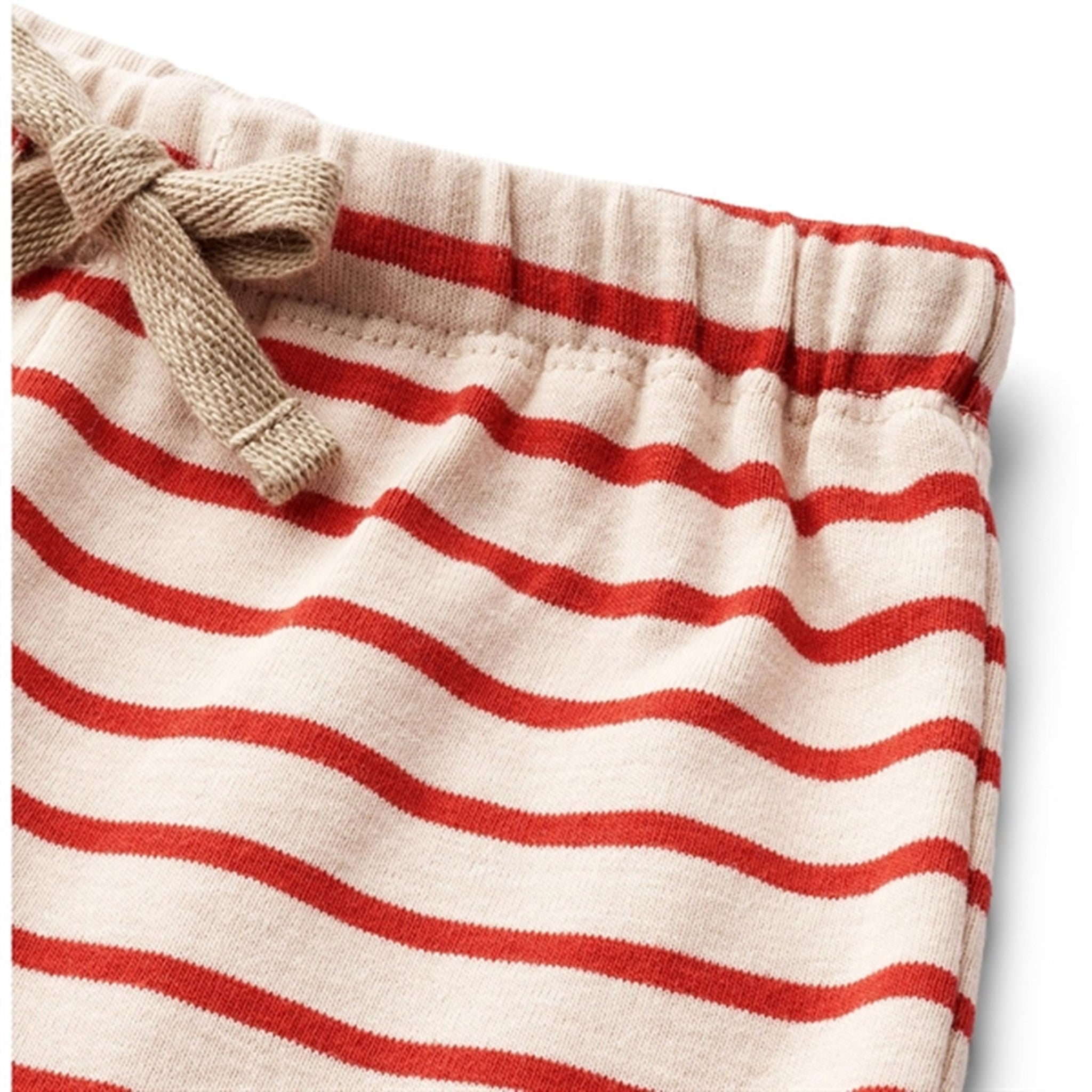 Wheat Red Stripe Jersey Shorts Vic 3