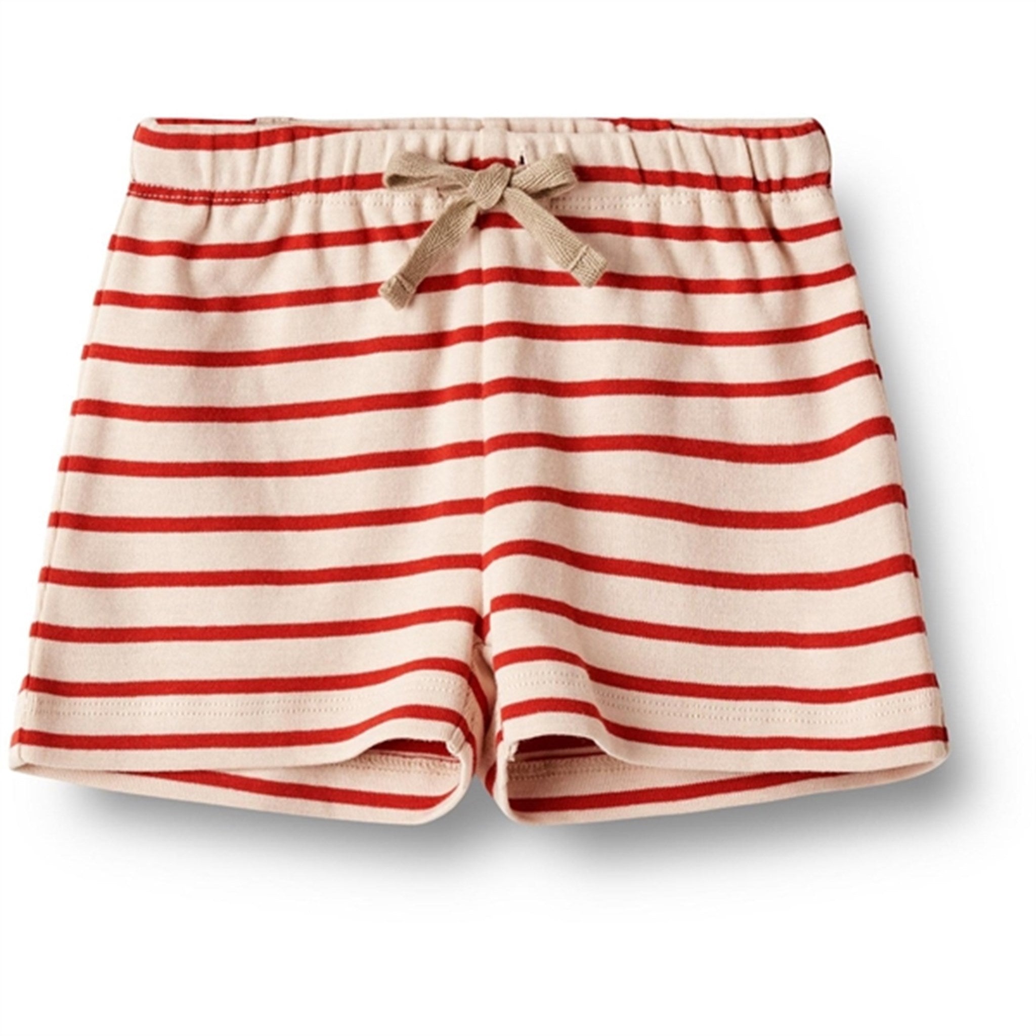 Wheat Red Stripe Jersey Shorts Vic