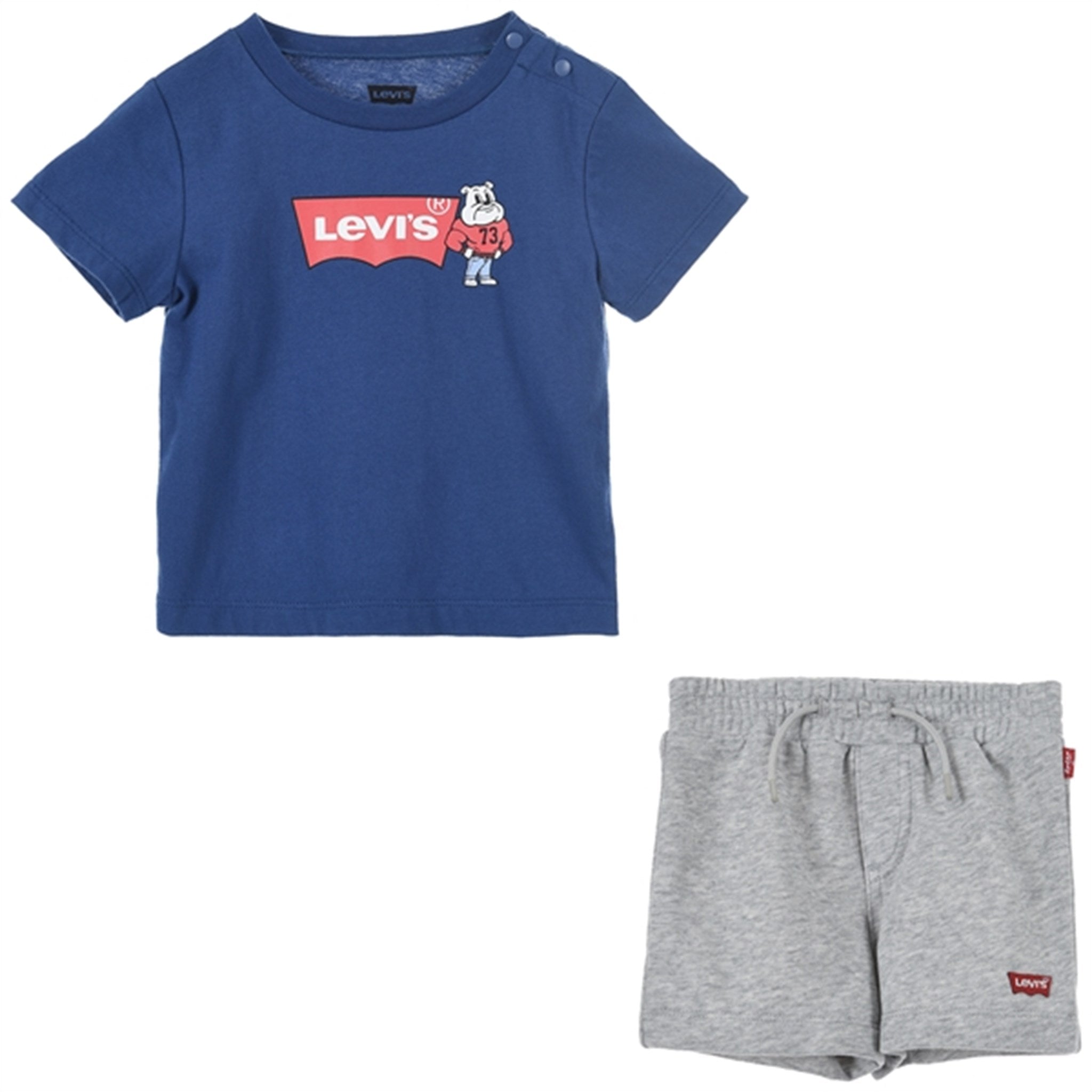 Levi's Mascot Batwing Shorts Sæt Blue