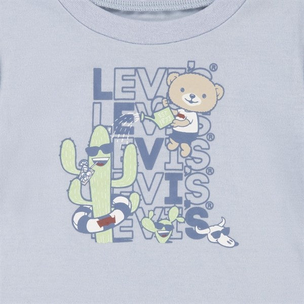 Levi's Critter Stacked T-Shirt Og Shorts Niagra Mist 3