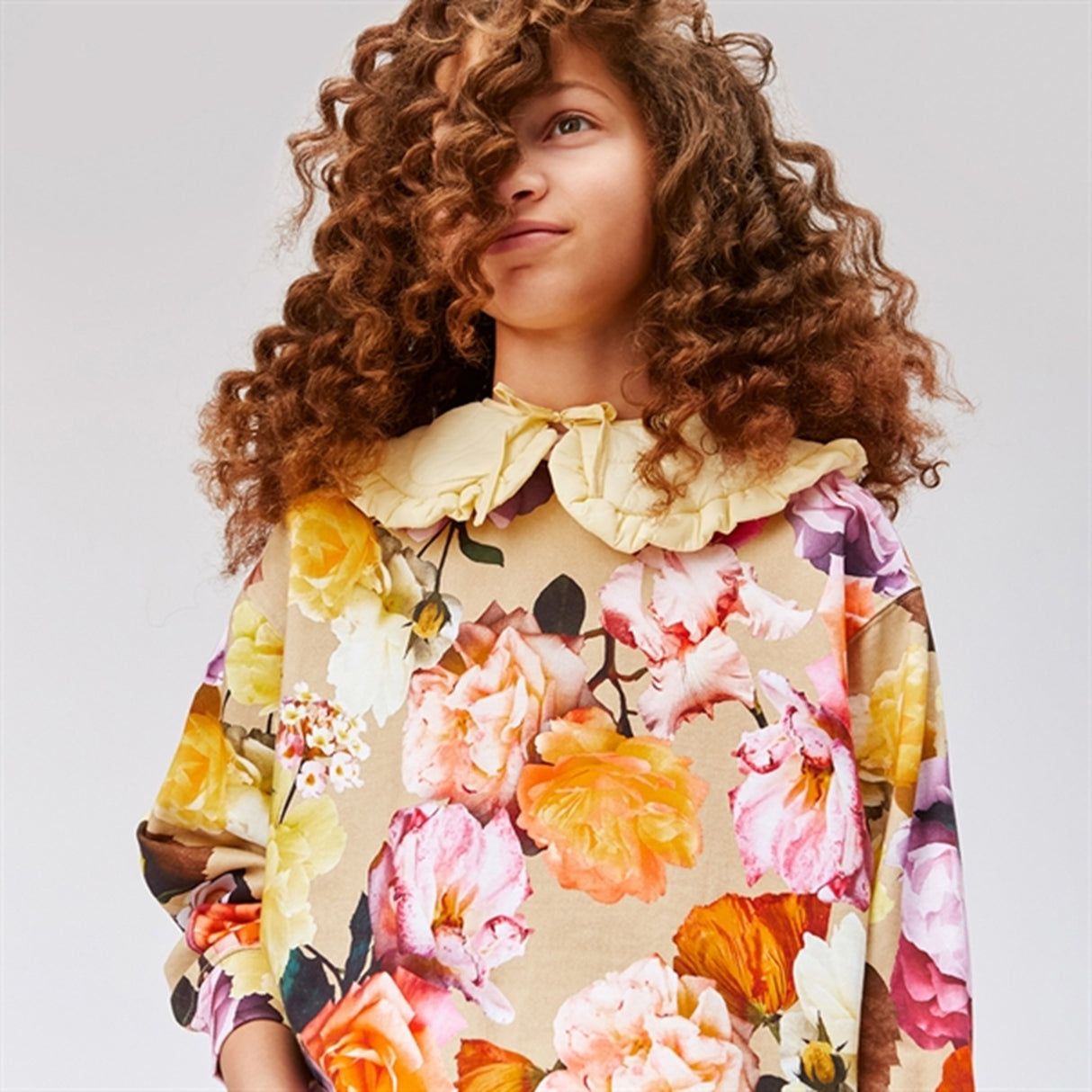 Molo Rose Garden Cardboard Roses Monti Sweatshirt 3