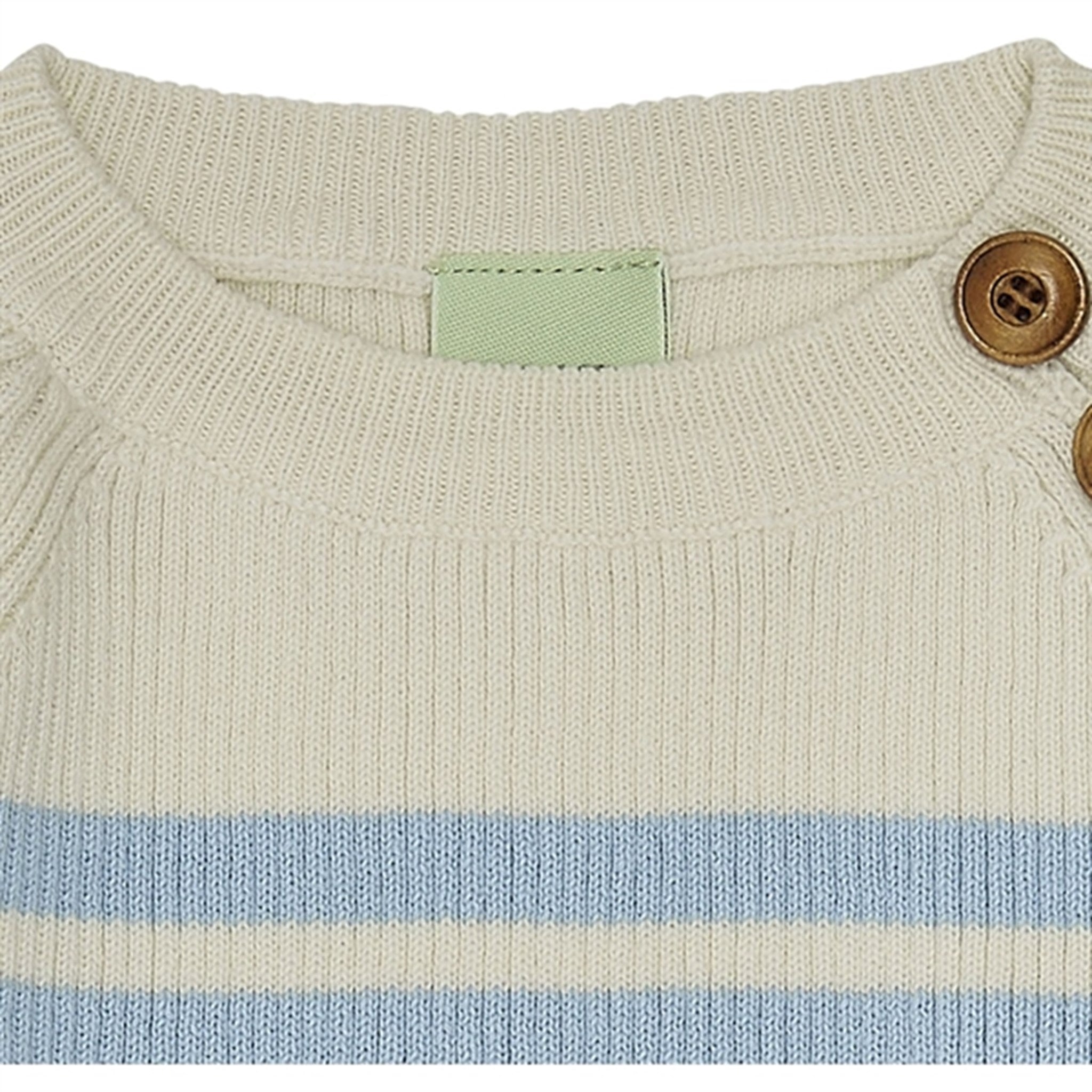 FUB Baby Sweater Ecru/Glacier 2