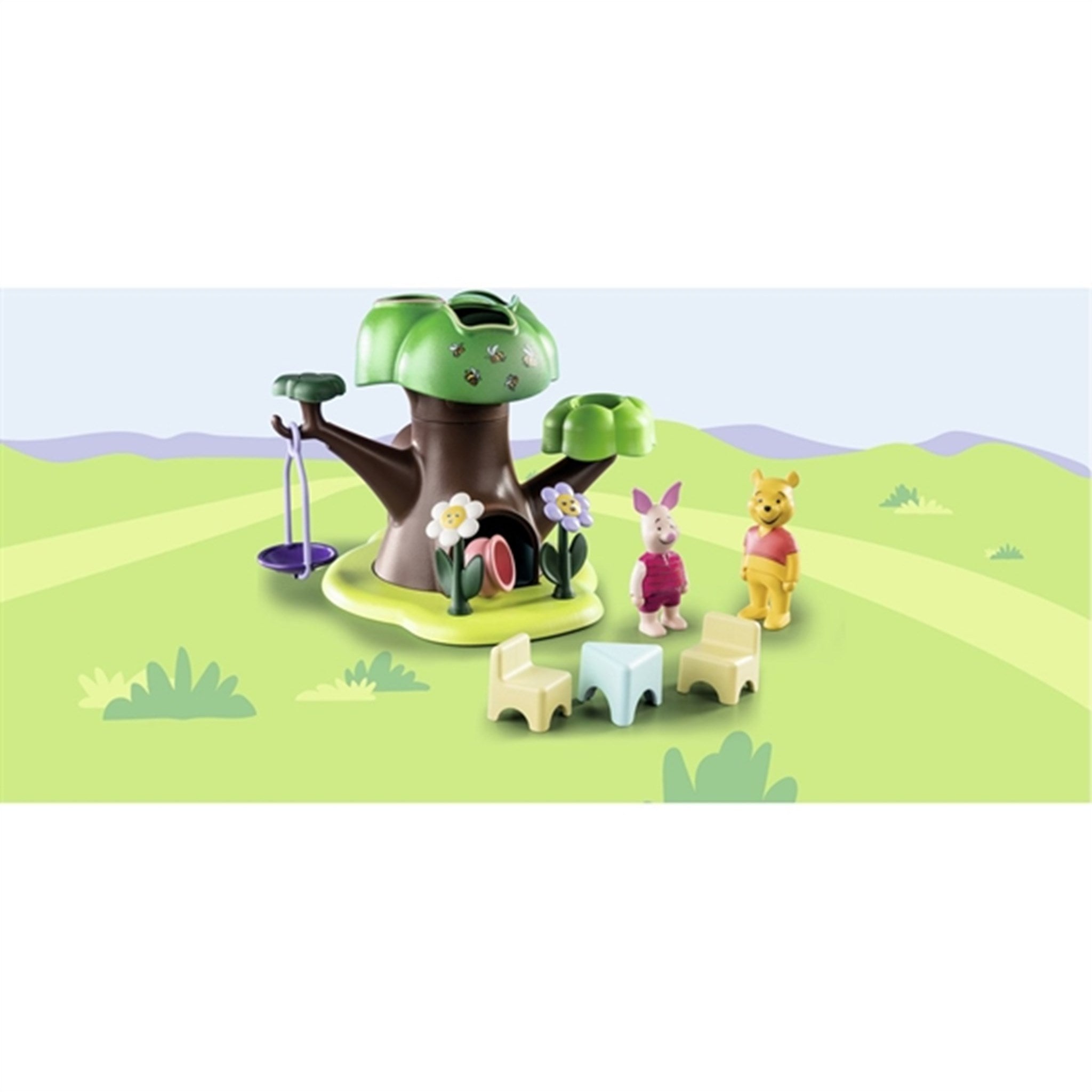 Playmobil® 1.2.3 & Disney - Plys og Grislings Træhus 4