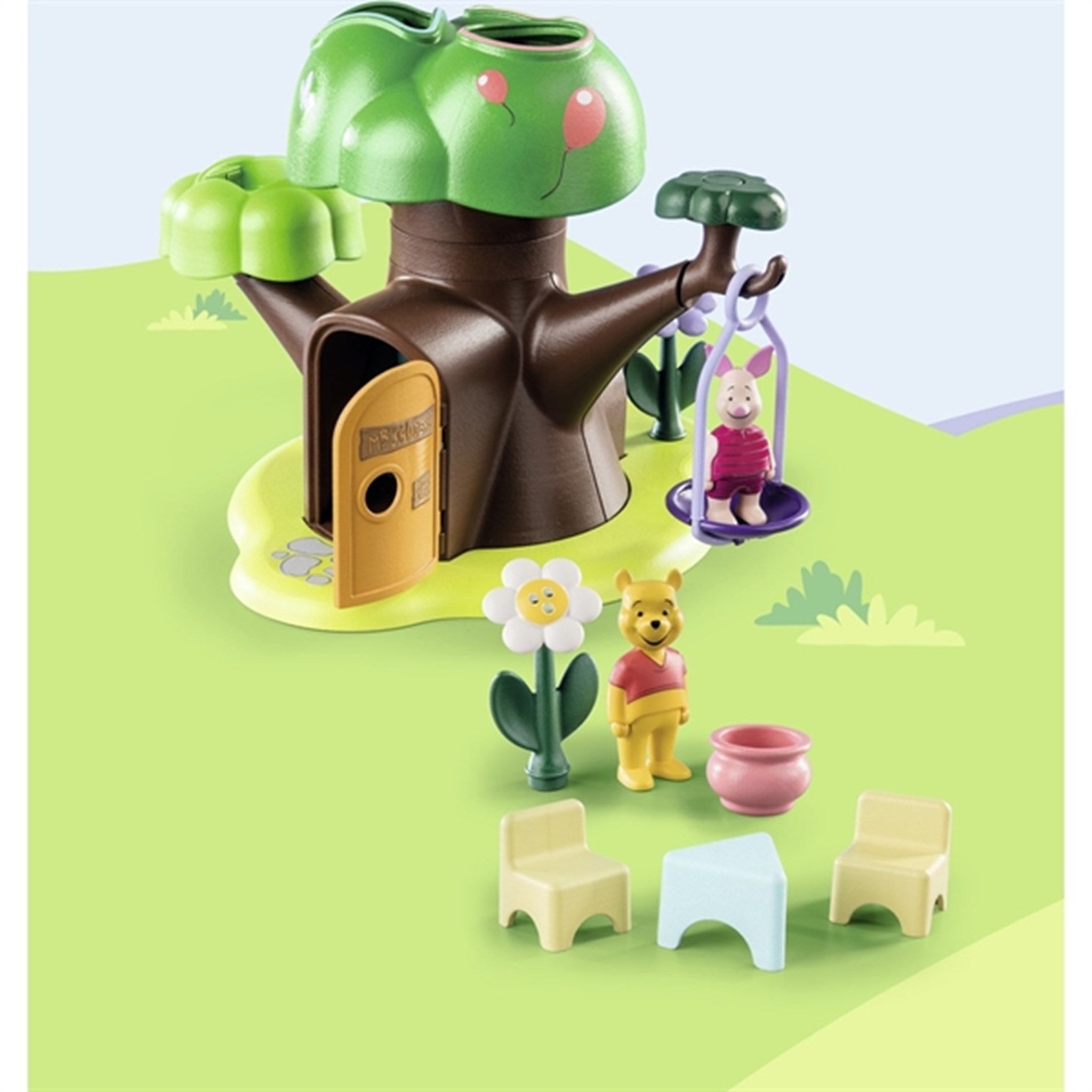 Playmobil® 1.2.3 & Disney - Plys og Grislings Træhus 5