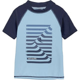 Color Kids Badebluse med Print Cerulean