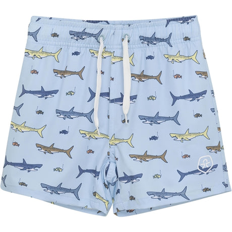 Color Kids Badeshorts AOP Cerulean