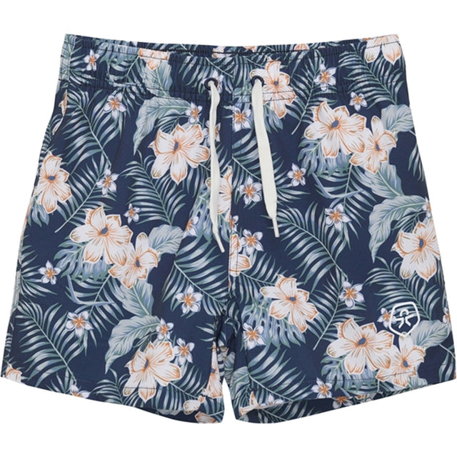 Color Kids Badeshorts AOP Deep Sea