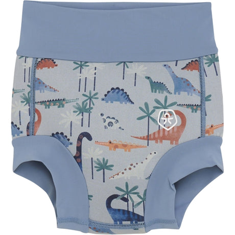 Color Kids Babybadebukser AOP Coronet Blue