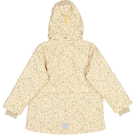 Wheat Jakke m. Fleece Gry Tech Wild Flowers 2