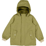 Wheat Jakke m. Fleece Karl Tech Heather Green