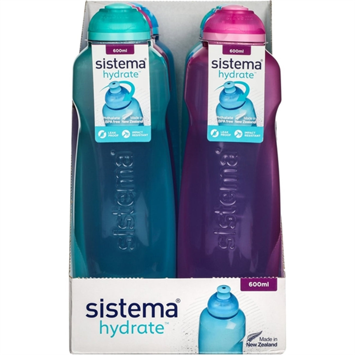 Sistema Twist 'n' Sip Helix Drikkedunk 600 ml Teal