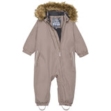 Color Kids Flyverdragt m. Faux Fur Fossil 3