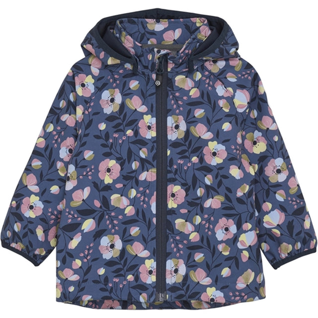 Color Kids Softshell Jakke AOP Foxglove