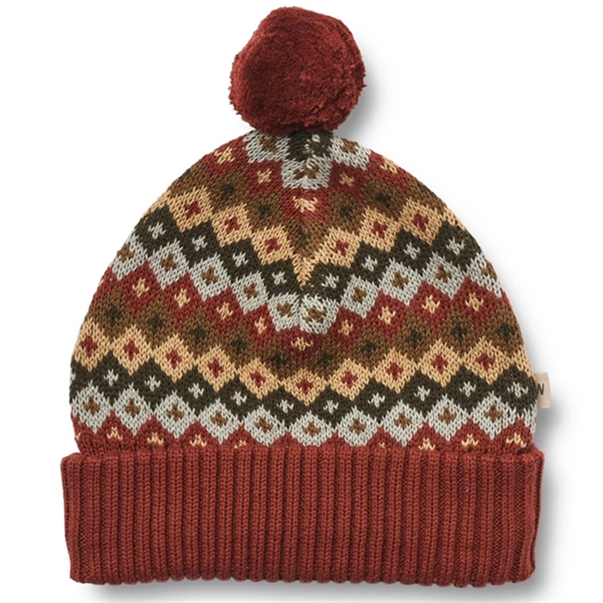 Wheat Beanie Strik Nolo Multi Red