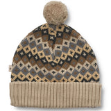 Wheat Beanie Strik Nolo Multi Blue 2