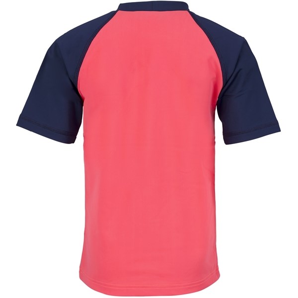 Petit Crabe Nectarine/Blue Raglan UV Badebluse