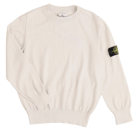 Stone Island Junior Strik Bluse Pearl Grey