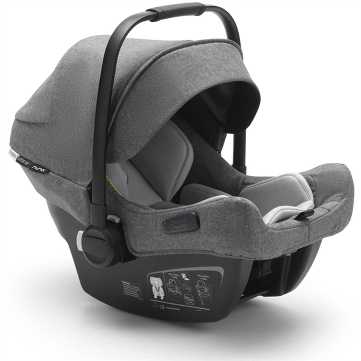 Bugaboo Turtle Air by Nuna Grey Melange