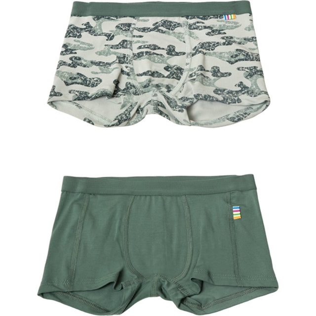 Joha Bambus Green AOP Boxershorts 2-Pak