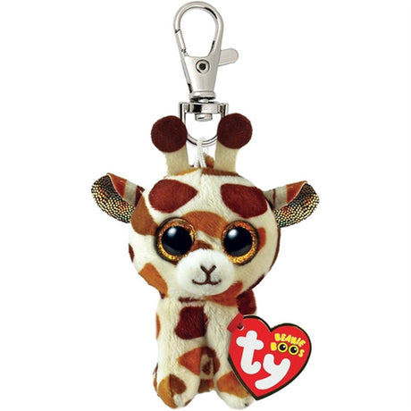 TY Beanie Boos Stilts - Tan Giraf Nøglering