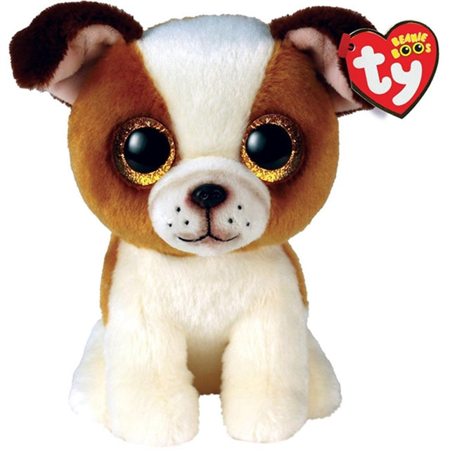 TY Beanie Boos Hugo - Brown/White Hund Reg