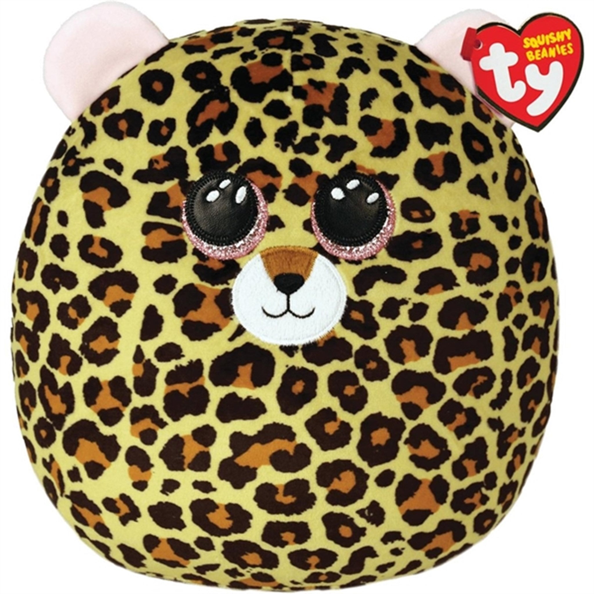 TY Squishy Beanies Livvie - Leopard Squish 35cm