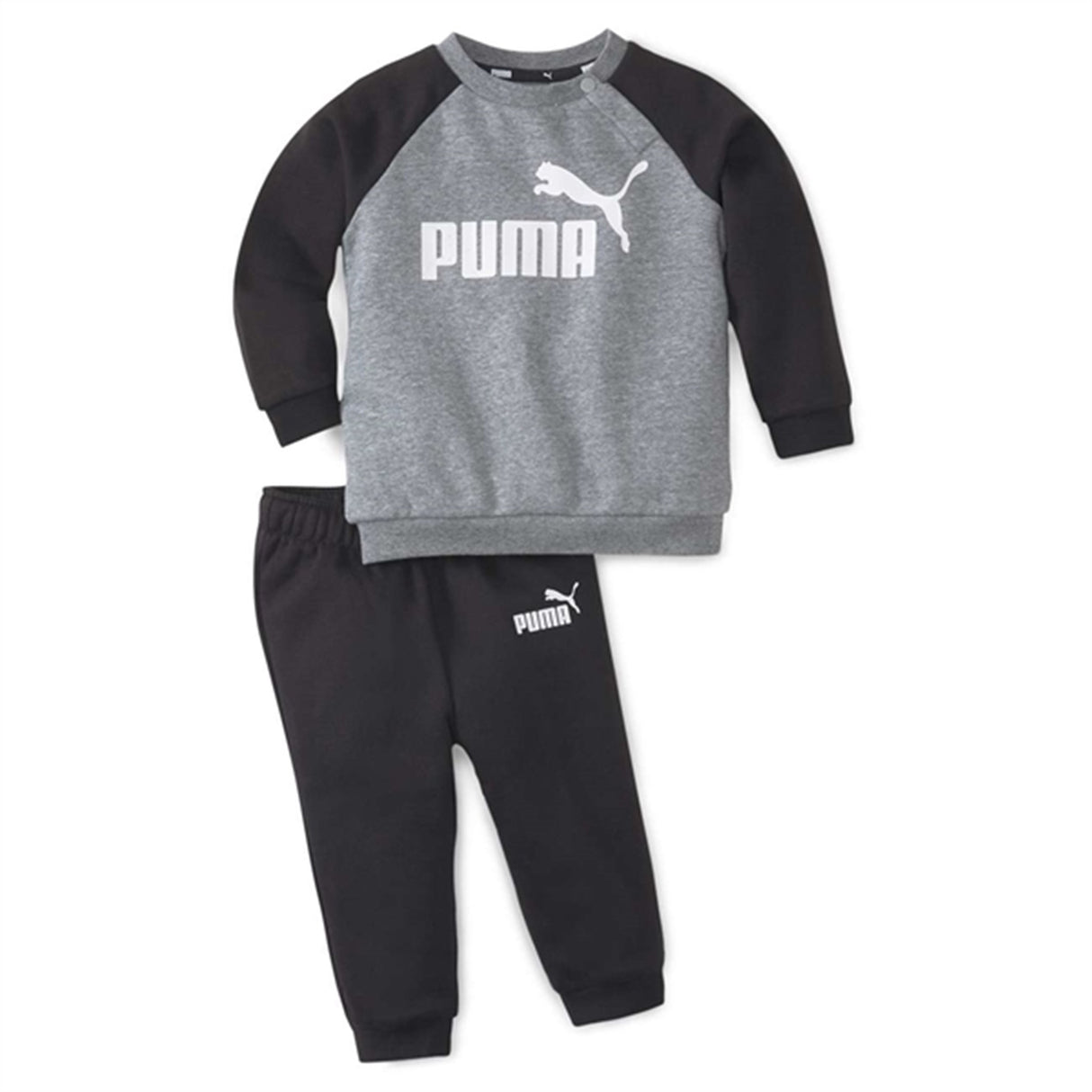 Puma Minicats Ess Raglan Jogger Set Black