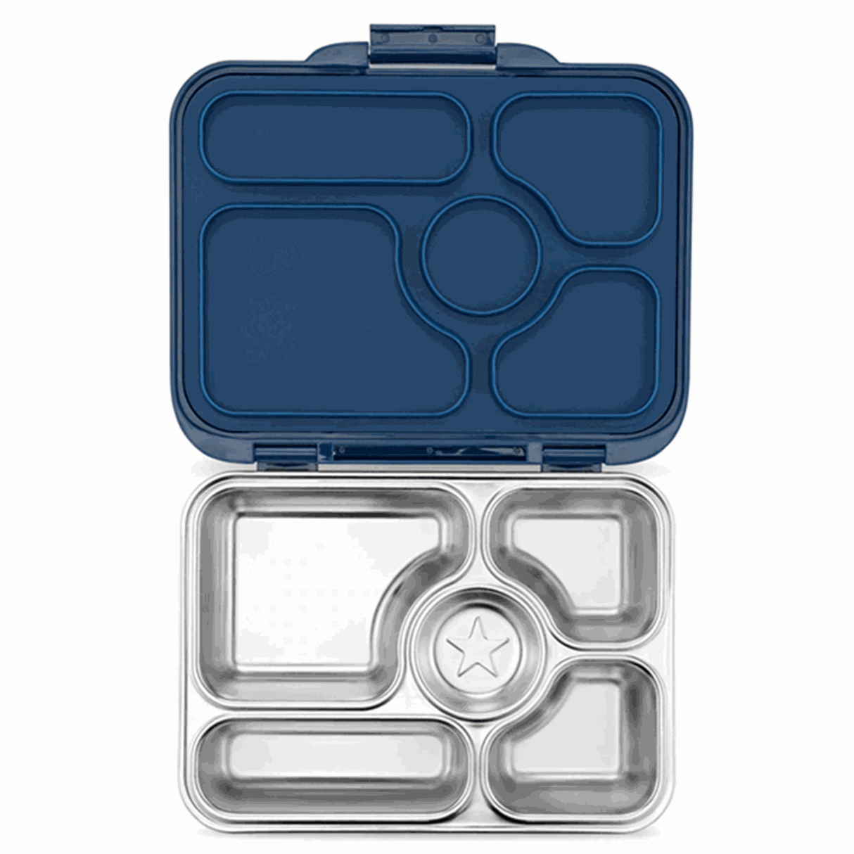 Yumbox Presto Stainless Steel Madkasse Santa Fe Blue 5