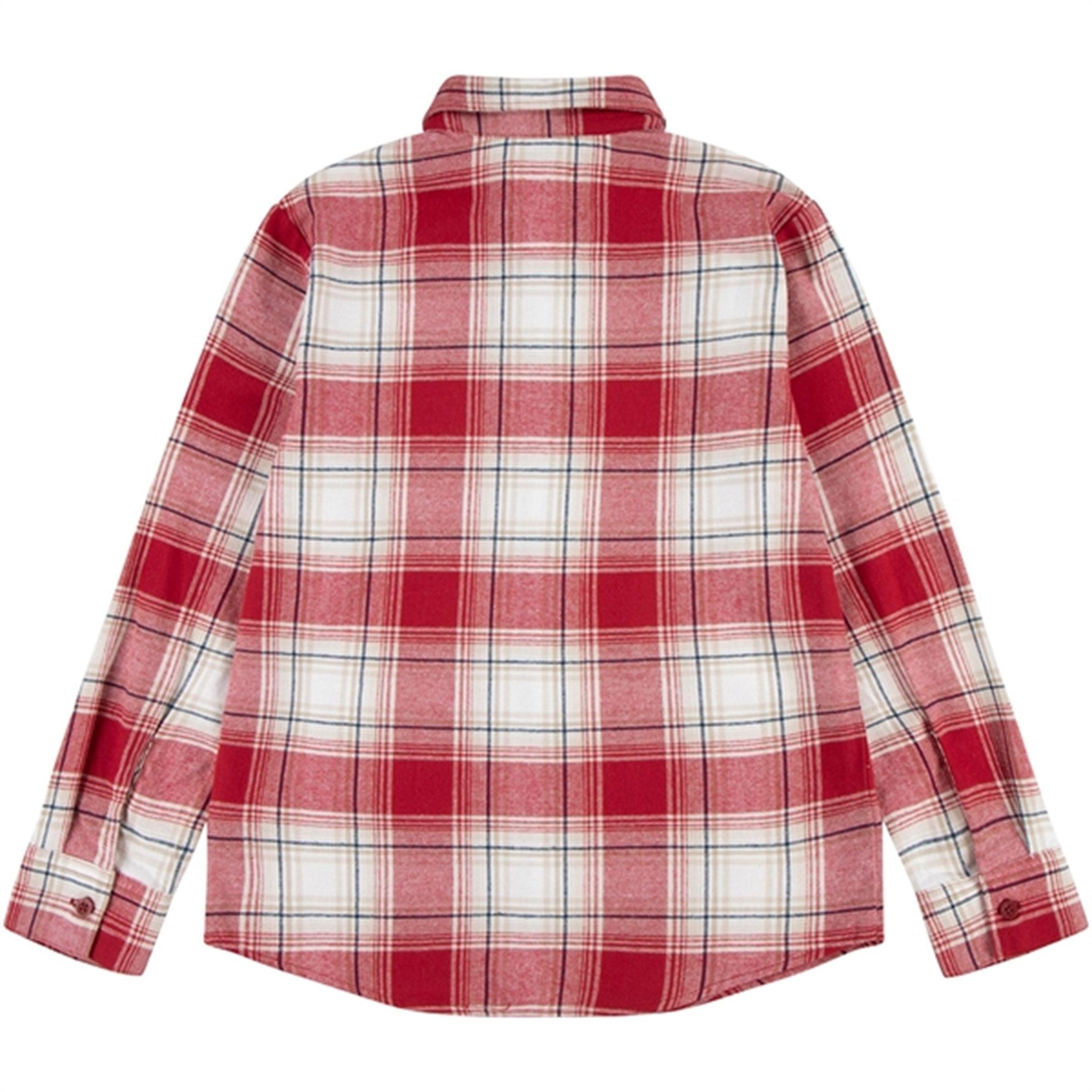 Levi's Plaid Flannel Pocket Skjorte Rhythmic Red 4