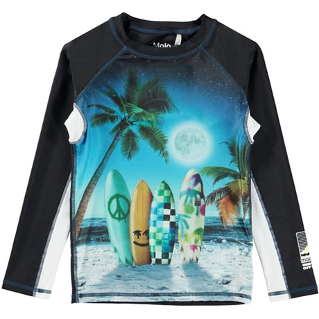 Molo Sunset Surfer Neptune Langærmet Badebluse