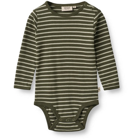 Wheat Dark Green Stripe Body Berti